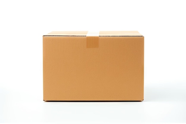 Close up of box on white background