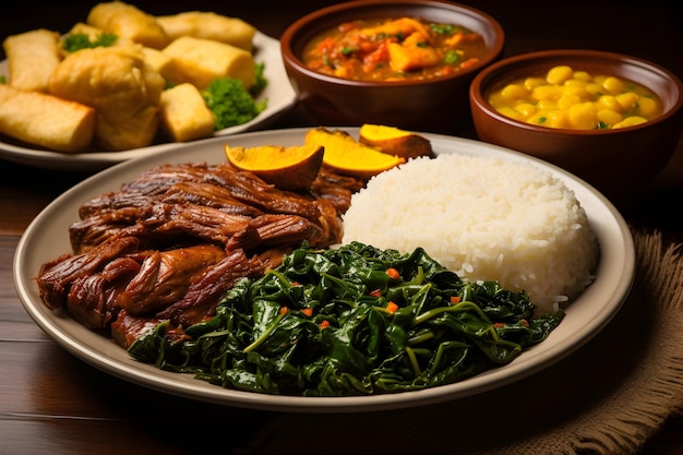 Close Up Brazilian Foods