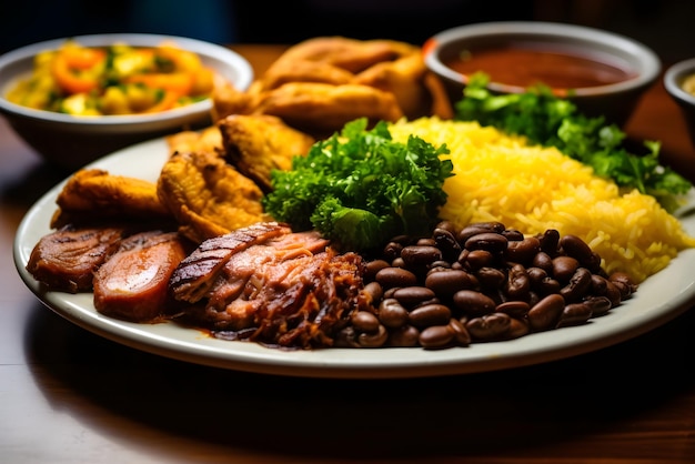 Close Up Brazilian Foods