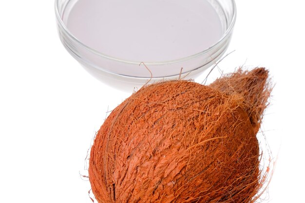 Photo close-up of bread against white background