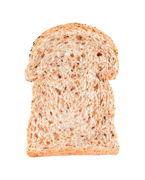 Photo close-up of bread against white background