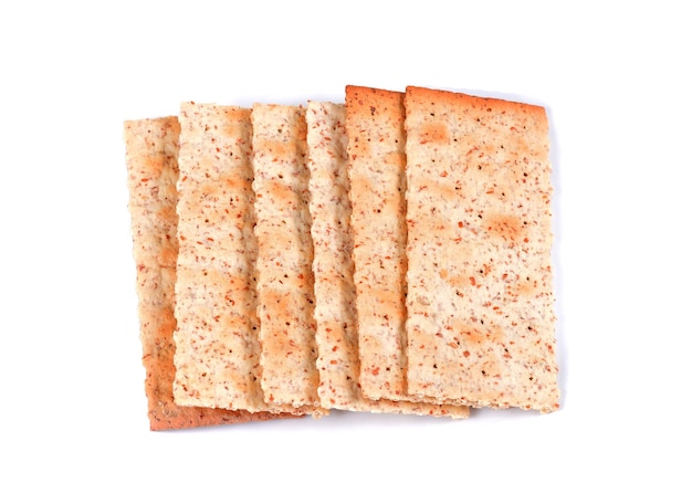 Photo close-up of bread against white background