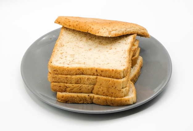 皿の中のパンのクローズアップ