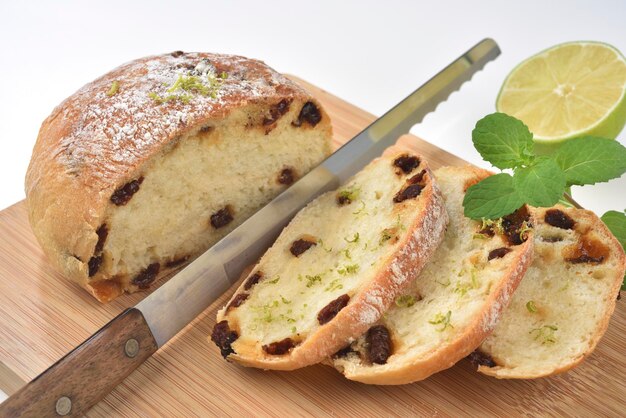 Close-up of bread on plate