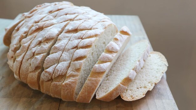 Close-up of bread on table