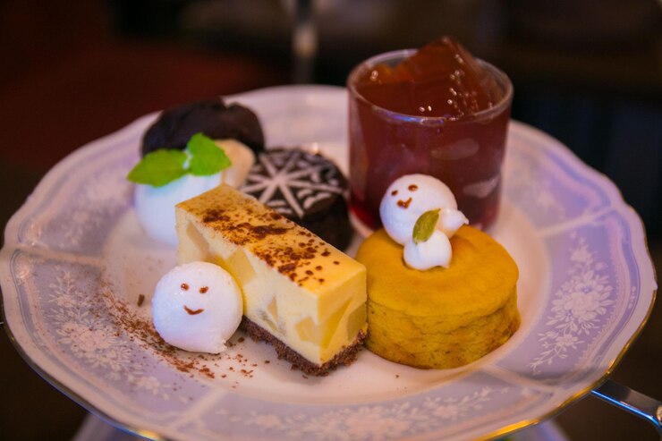 Photo テーブルで提供される朝食のクローズアップ