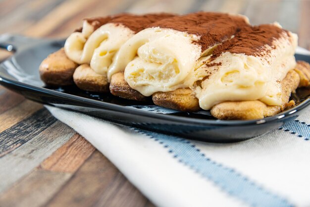 Close-up of breakfast served on table