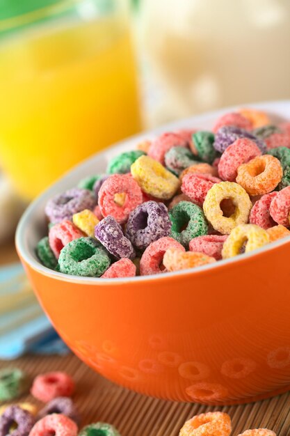 Close-up of breakfast served on table