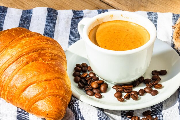 Close-up of breakfast on table