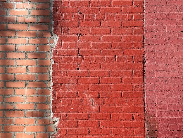 close-up of brick wall