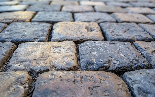 a close up of bricks with the word  h  on them