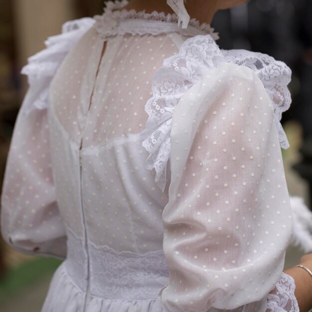 Photo close-up of bride