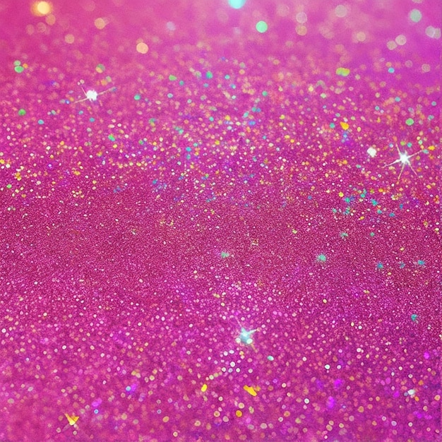 Close up on bright glitter