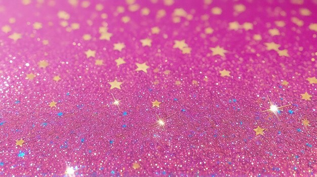 Close up on bright glitter