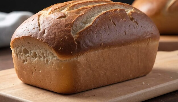 close-up brood op de snijplank