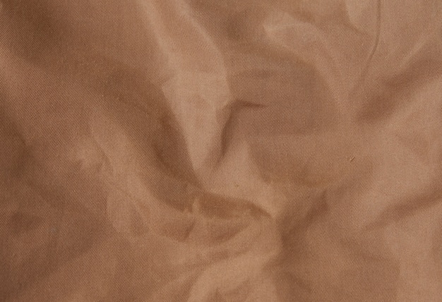 Close up of brown cloth texture background