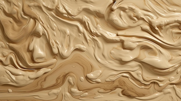 A close up of a brown paint texture that is very smooth and has a pattern of light brown paint.