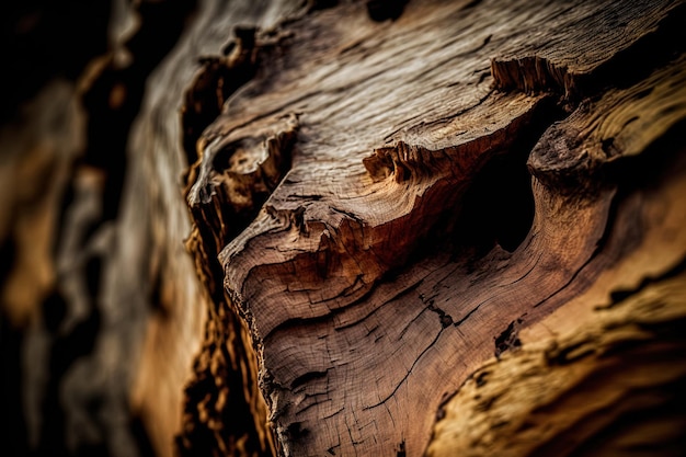 A close up of a brown trunk