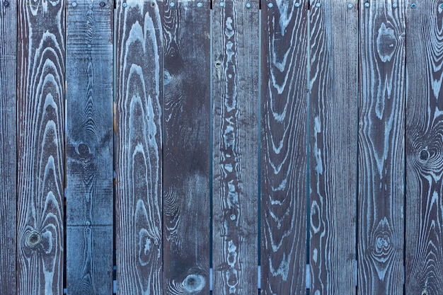 Close-up of a   brown wooden  wall  painted a very long time and the paint peeled off.  Brown texture background