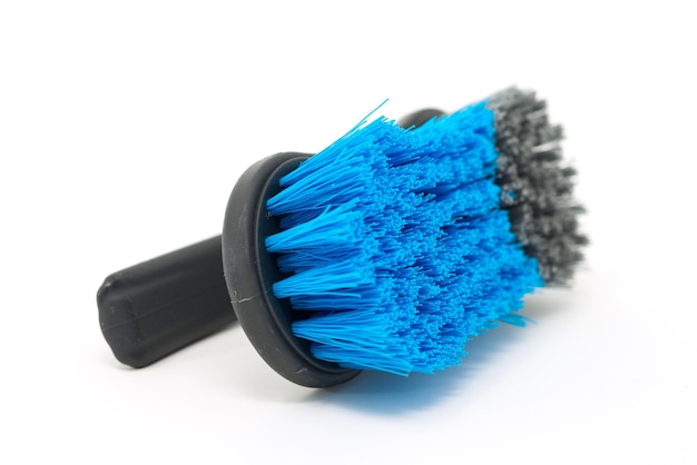 Photo close-up of brush over white background