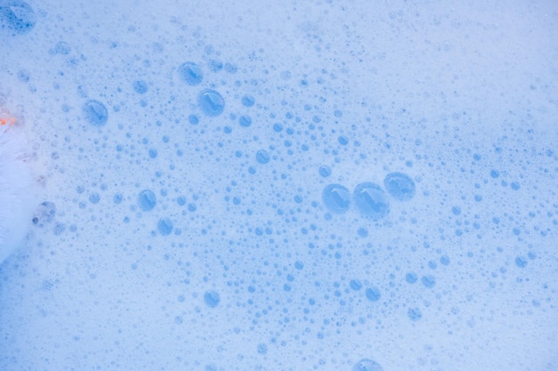 Photo close-up of bubbles in water