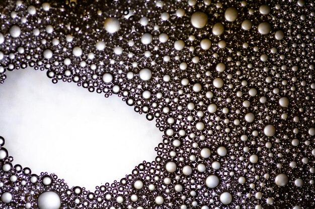 Photo close-up of bubbles