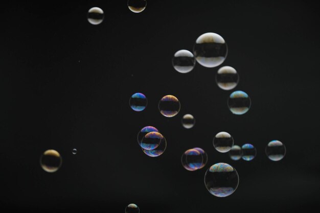 Close-up of bubbles