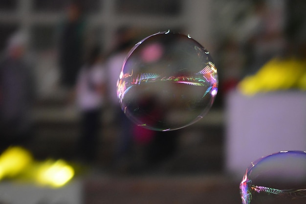 Photo close-up of bubbles
