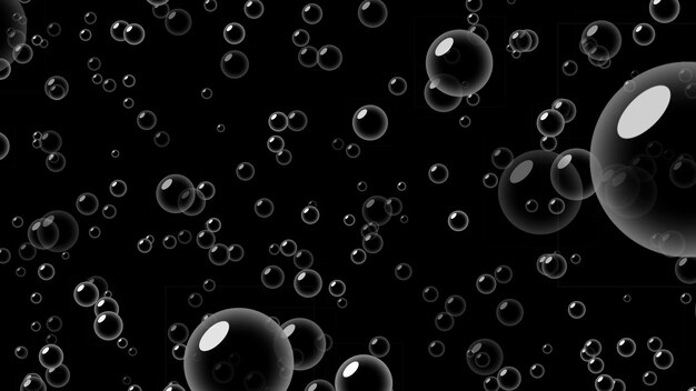 Photo close-up of bubbles