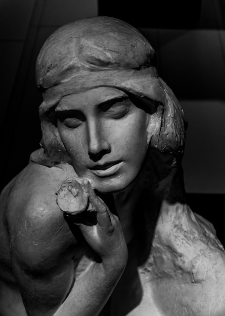 Photo close-up of buddha statue in museum