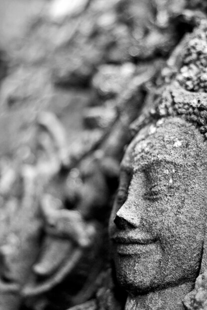 Photo close-up of buddha statue