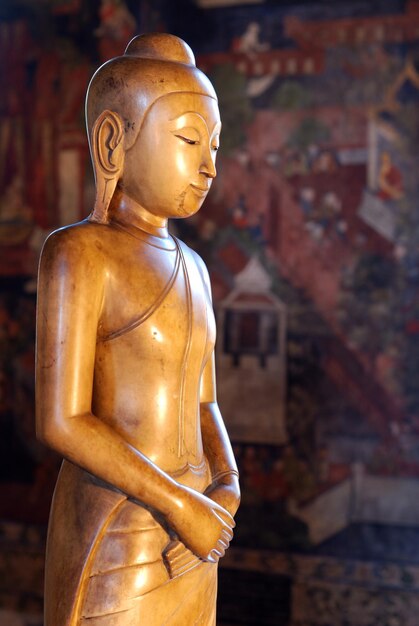 Close-up of buddha statue