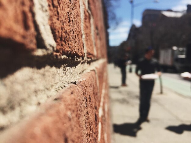 Foto close-up della struttura costruita