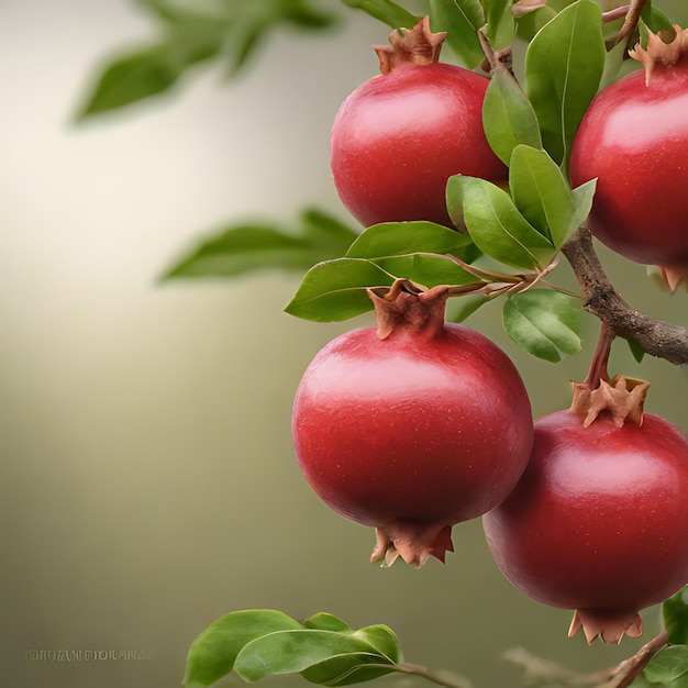 Photo a close up of a bunch of berries on a tree