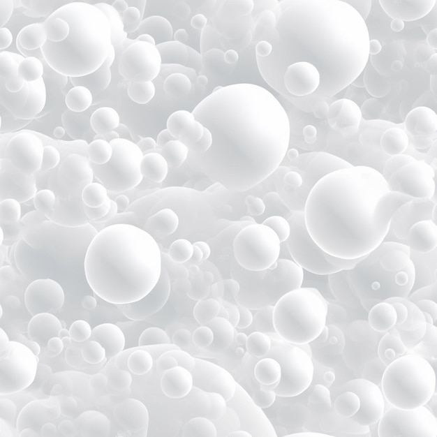 A close up of a bunch of bubbles floating in the air generative ai