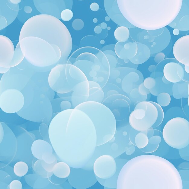 A close up of a bunch of bubbles floating in the air generative ai