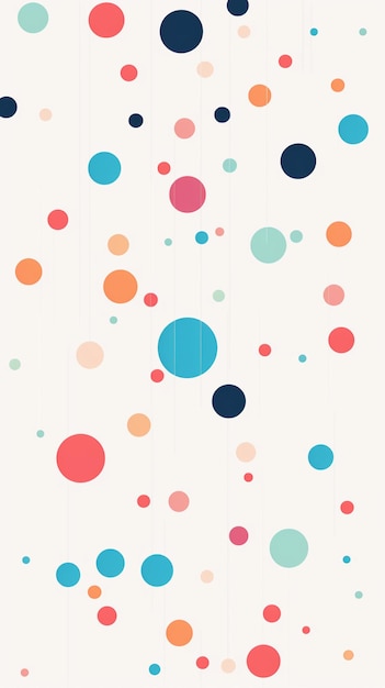A close up of a bunch of circles on a white background generative ai