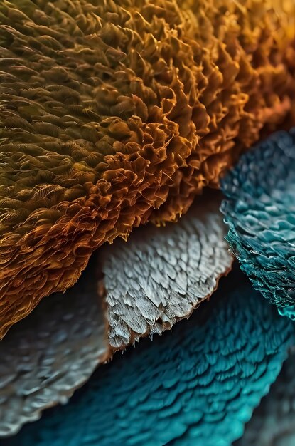 a close up of a bunch of colorful towels