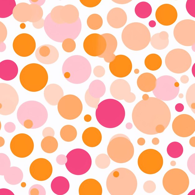 A close up of a bunch of different colored circles generative ai