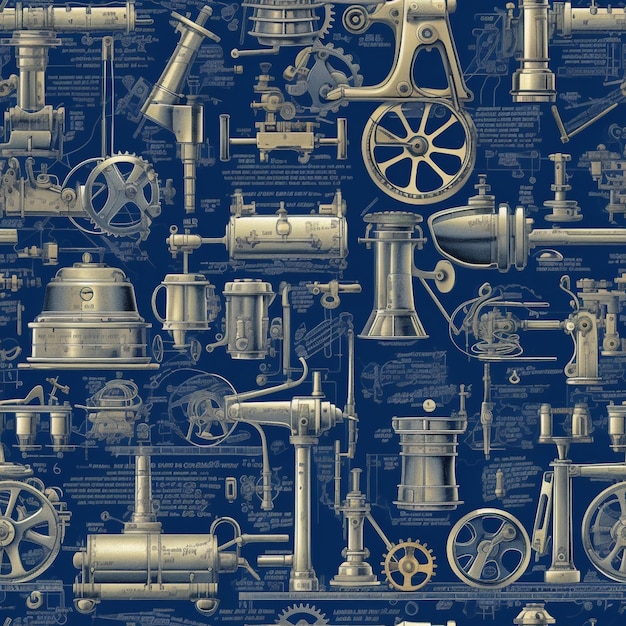 a close up of a bunch of different types of machines generative ai