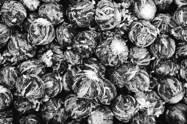 A close up of a bunch of dried fruit