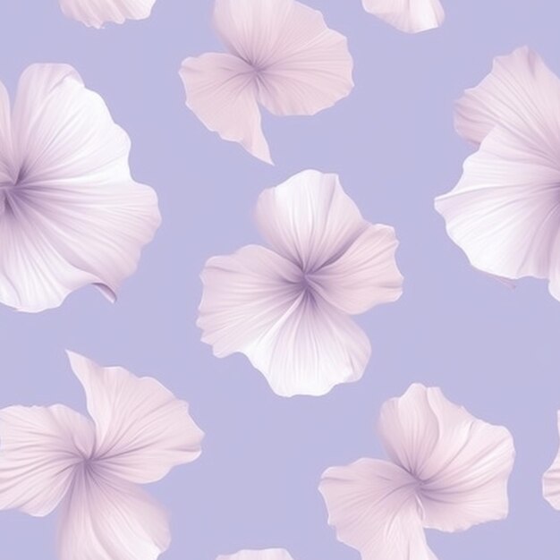 A close up of a bunch of flowers on a blue background generative ai