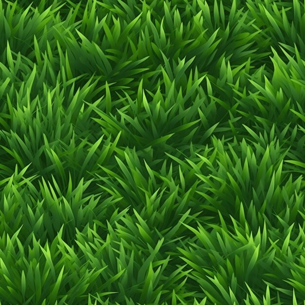 Foto un primo piano di un mucchio di erba verde con uno sfondo bianco generativo ai