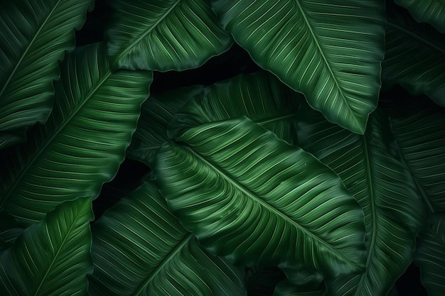 a close up of a bunch of green leaves