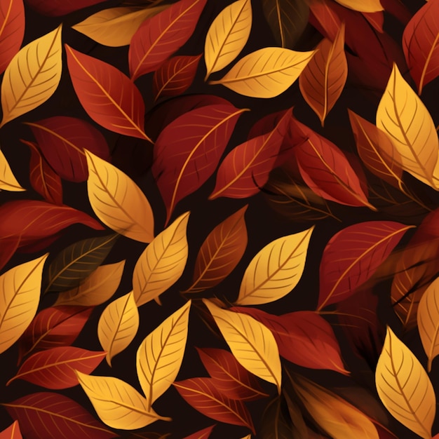 a close up of a bunch of leaves on a black surface generative ai