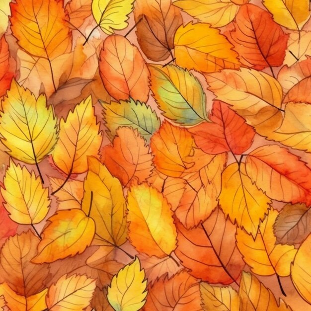 a close up of a bunch of leaves on a surface generative ai