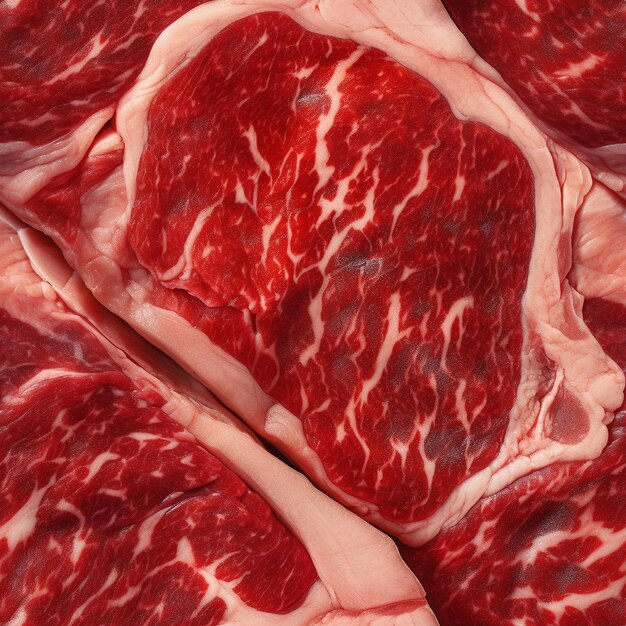 a close up of a bunch of meats