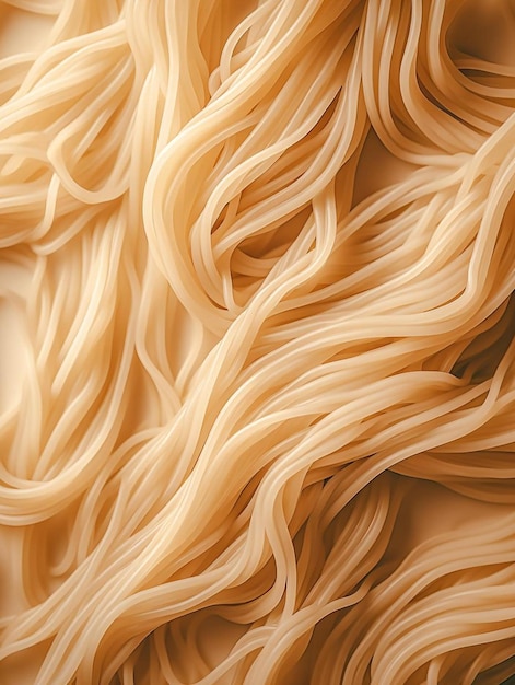 a close up of a bunch of noodles