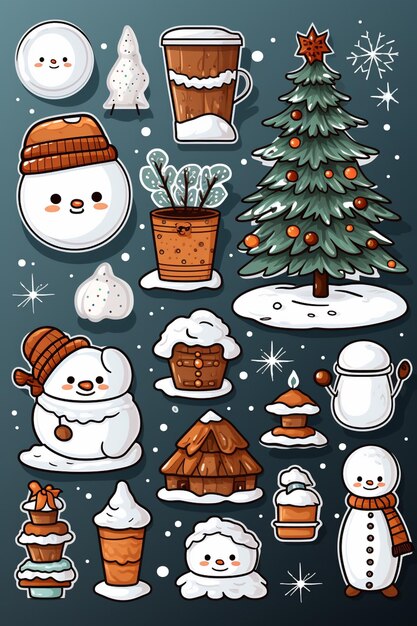雪だるまとクリスマスツリーのクローズアップ - ガジェット通信 GetNews