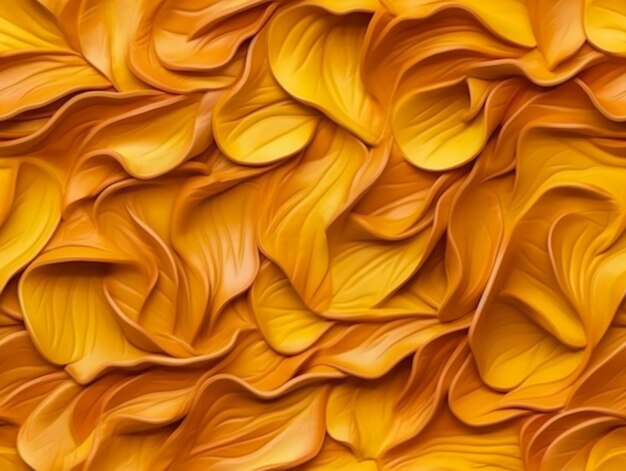 A close up of a bunch of yellow flowers on a table generative ai